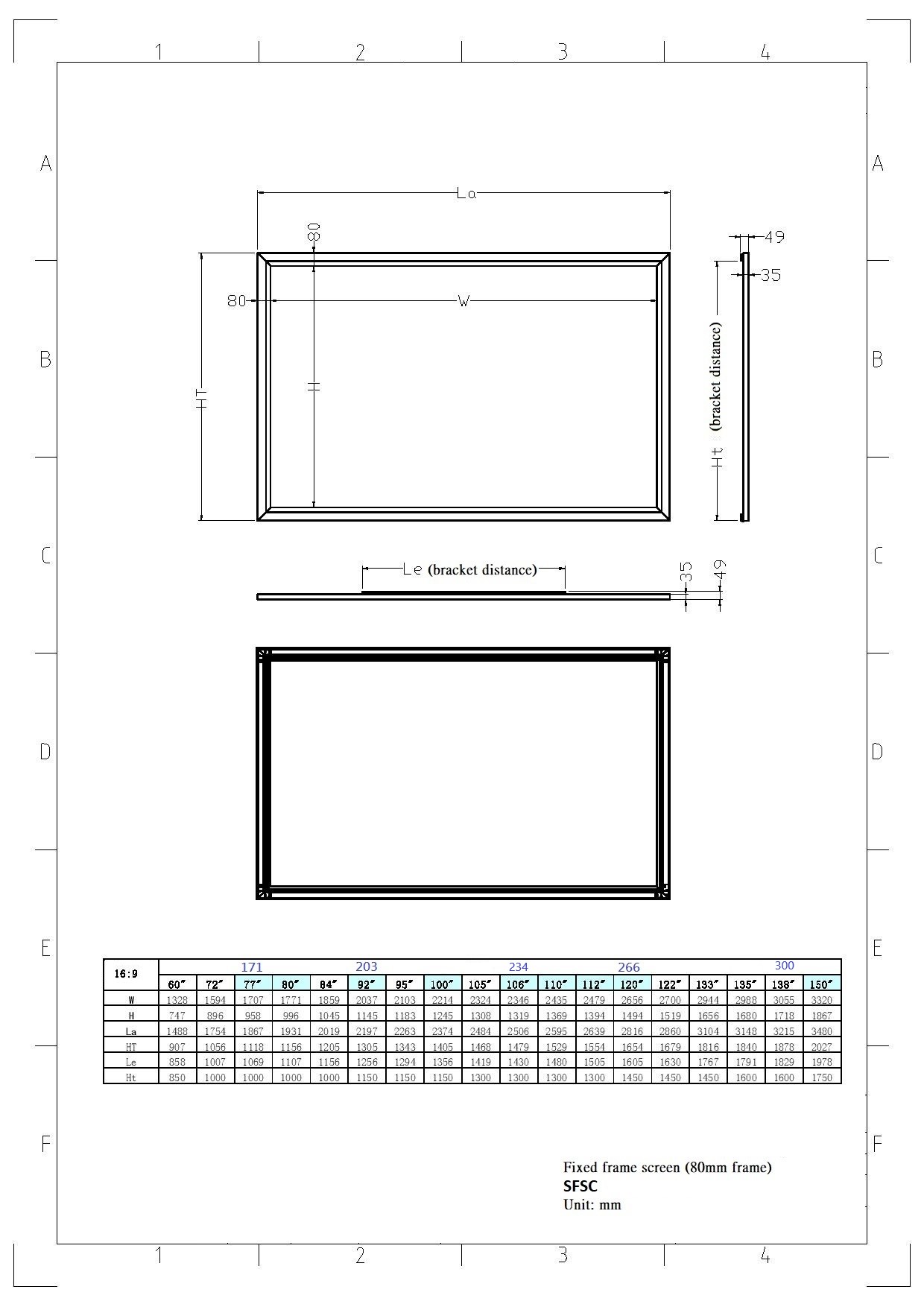Acoustically Transparent Sapphire Fixed Frame Front Projection Screen acoustically-transparent-sapphire-fixed-frame-front-projection-screen